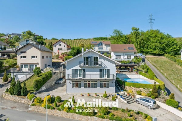 Valeyres-sous-Montagny - Maison individuelle de 2 appartements avec atelier et piscine 5