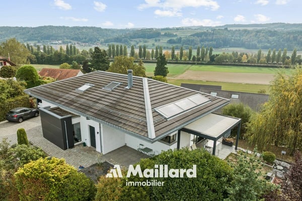 Villa individuelle d'exception avec vue à 180° sur la plaine de la Broye 12
