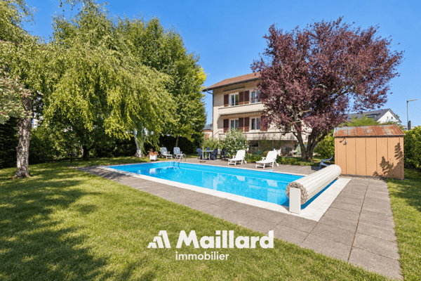 Yverdon - Maison avec piscine et potentiel de développement
