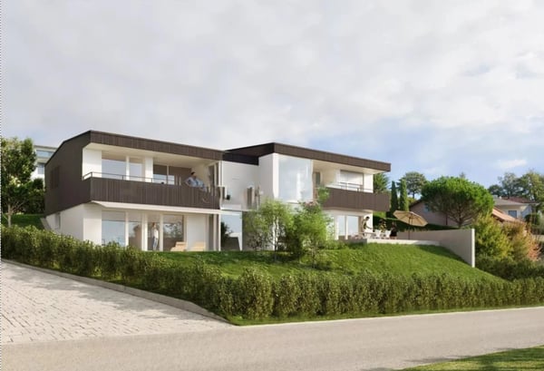 Superbe duplex moderne avec jardin et vue sur le lac 2