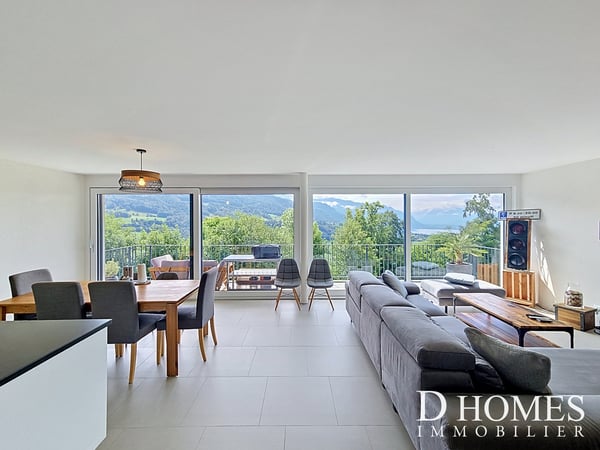 Magnifique appartement de 4,5 pièces - Terrasse et vue sur le lac 1