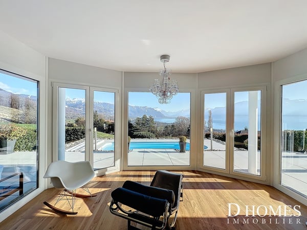 EN EXCLUSIVITÉ I Magnifique villa avec vue imprenable sur le lac 10