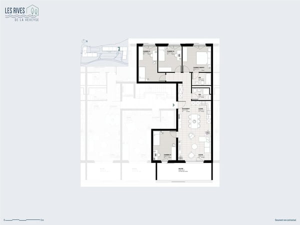 Châtel-Saint-Denis - Appartement neuf 5.5 pièces de 122 m² avec balcon 7