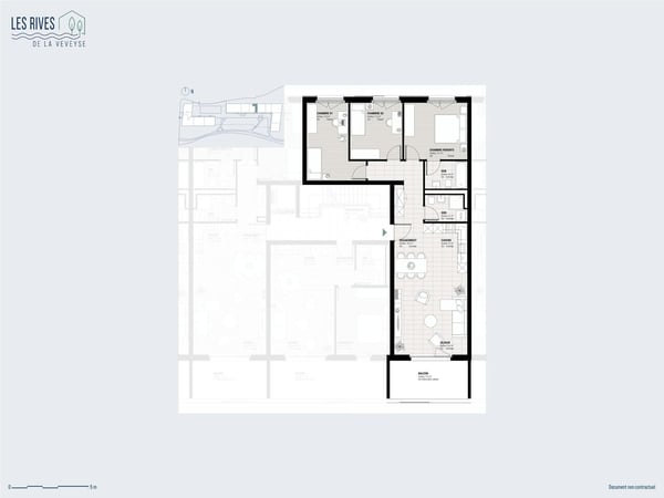 Châtel-Saint-Denis - Appartement neuf 4.5 pièces au dernier étage 2
