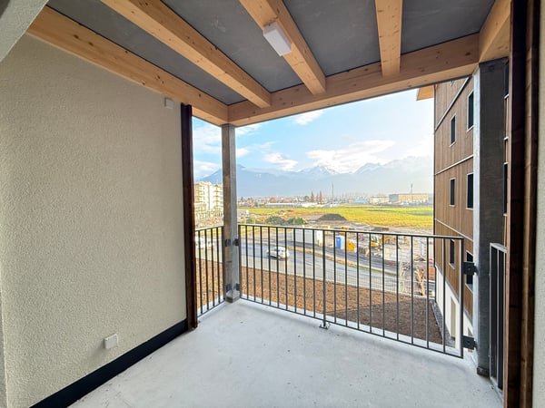 Appartement neuf de 1.5 pièces avec balcon dans ecoquartier
