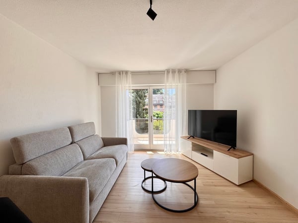 Bel appartement meublé de 2,5 pièces avec balcon à Brent 4