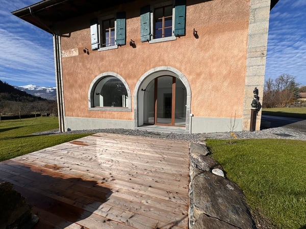 Magnifique appartement au rez avec grand jardin 12