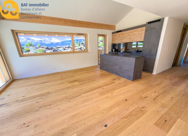 Promotion Les Échères à Vercorin - Derniers attiques neufs en duplex au cour du village 2