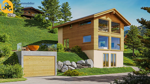 Vercorin - Chalet Anniviers avec garage-box, début des travaux mai 2025 3