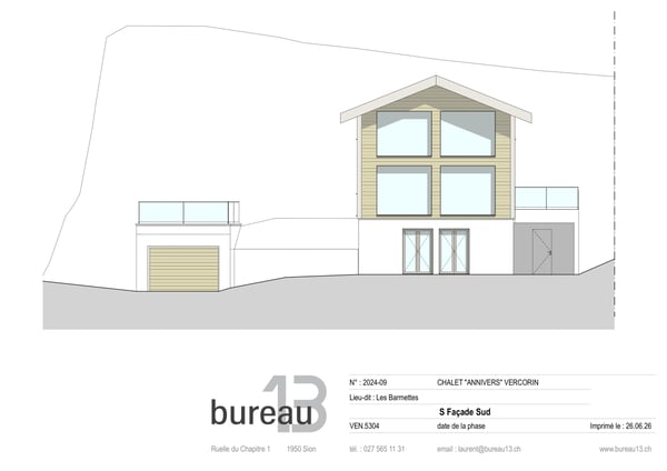 Vercorin - Chalet Anniviers avec garage-box, début des travaux mai 2025 10
