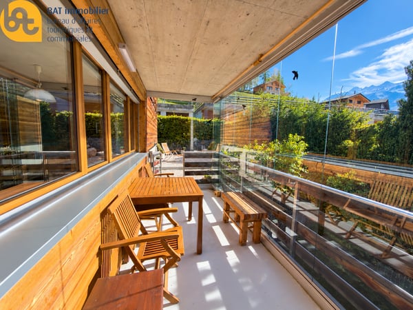 Nax - 2.5 pièces en résidence secondaire avec balcon et terrasse 5