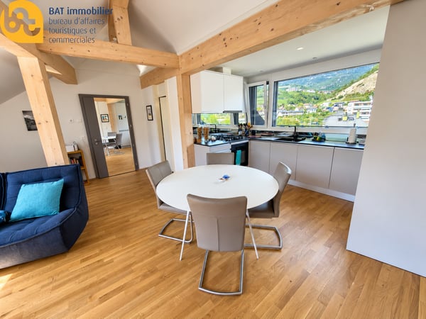 Sierre - Attique de 3 pièces avec superbe vue sur les montagnes 5