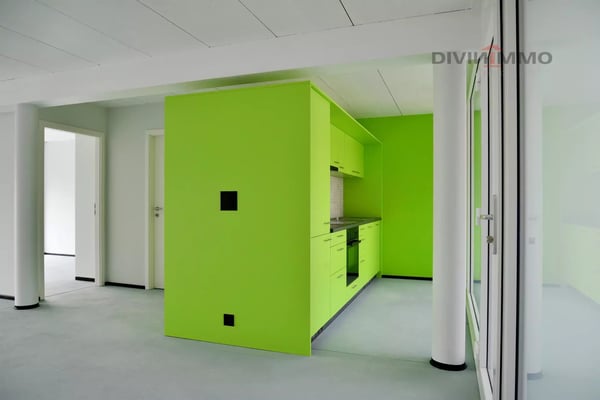 Modern 1.5-room apartment with vegetable garden 4