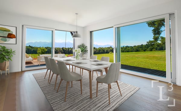 Spacieuse propriété avec grand jardin et vue sur les Alpes 6