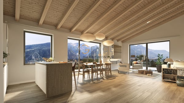 APPARTEMENT DE 1.5 PCES NEW PROMOTION - LE VIGNOBLE DE L'ARCHE 3