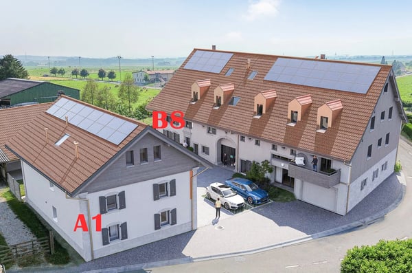 New development in Villars-le-Terroir: 4.1-room duplex apartment and office of 170 m2 with garden and beautiful covered terrace - Lot A1 6