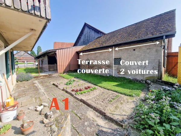 New development in Villars-le-Terroir: 4.1-room duplex apartment and office of 170 m2 with garden and beautiful covered terrace - Lot A1 4