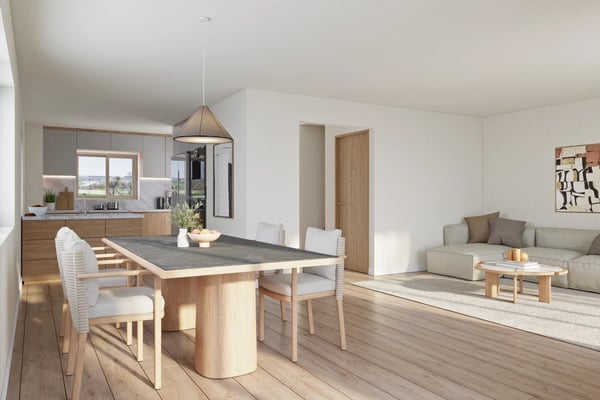 Sale on plans in Rueyres : Villas 1.5 pcs of 180 m2 hab. with nice view on the valley, 1 km from Leb de Bercher train station 5