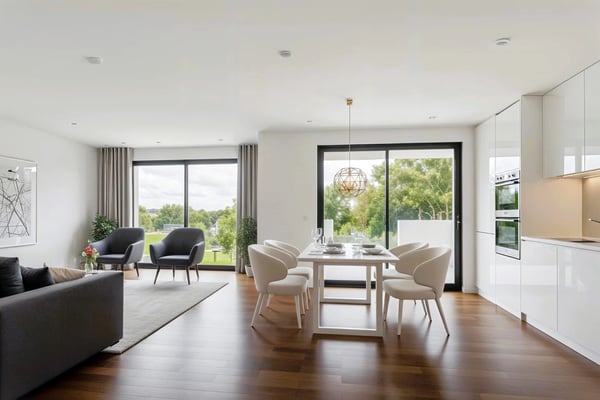 Beautiful luxury apartment in a contemporary building with clean lines! 2