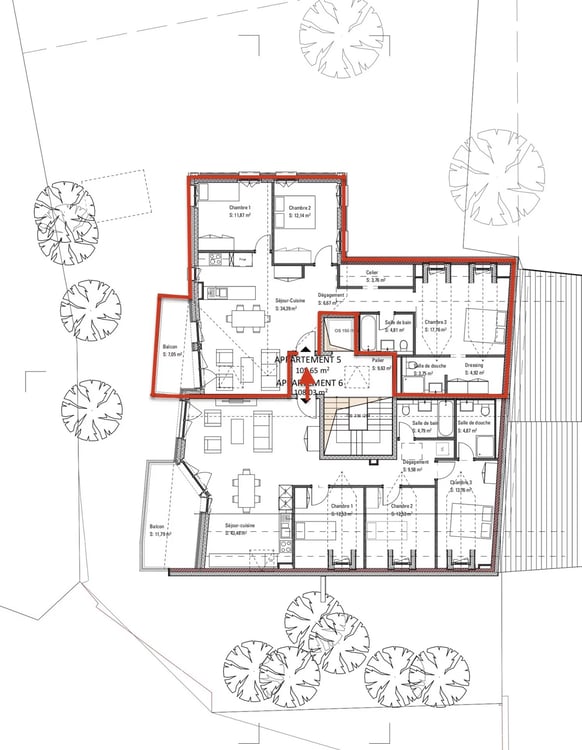 5 lots already sold! Only one 1.5-room apartment left - lot N5 4