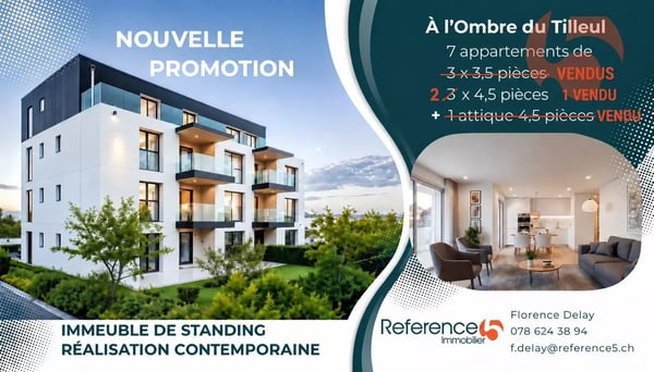 Déjà 5 lots vendus dont l'attique ! Reste uniquement 2 x 4,5 pièces !
