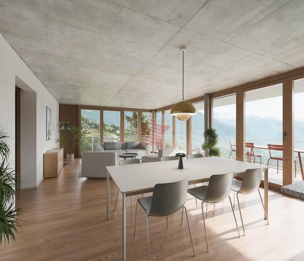 Lot B11 - 1.5 pièces neuf avec vue panoramique & ensoleillement exceptionnel 1