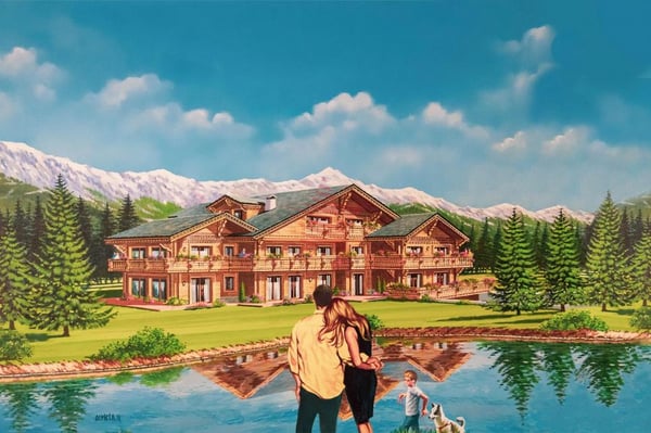 1.5 pièces en duplex - Chalet Flora à Crans-Montana 2