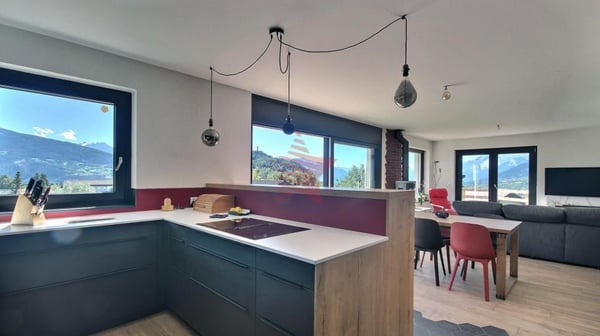 Villa neuve d'exception à Lens - Vue imprenable sur le lac du Louché et les Alpes 7