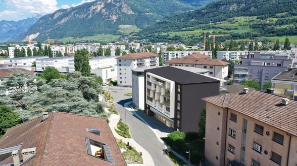 Aubépines22 - 3.5 pièces neuf au coeur de Sion 2