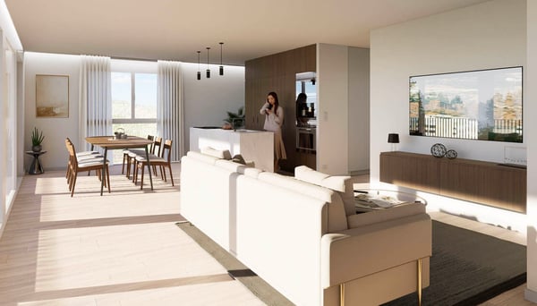 Lot C45 - Studio neuf avec terrasse 4