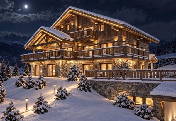 Splendide Chalet de Luxe en Construction à Crans-Montana