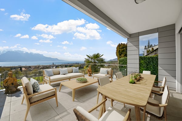 CHAILLY-SUR-MONTREUX - VILLA JUMELÉE D'EXCEPTION 7,5 PIÈCES - VUE 1