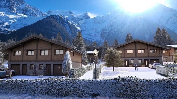 DEMI-CHALET AVEC 3 CHAMBRES, TERRASSE ET JARDIN 12