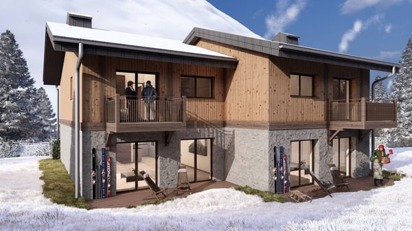 DEMI-CHALET AVEC 3 CHAMBRES, TERRASSE ET JARDIN 6