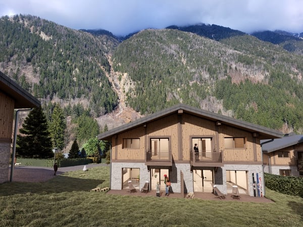 DEMI-CHALET AVEC 3 CHAMBRES, TERRASSE ET JARDIN 11