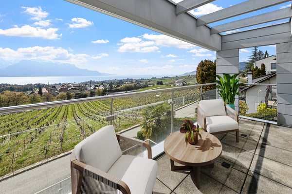 CHAILLY-SUR-MONTREUX - VILLA JUMELÉE D'EXCEPTION 7,5 PIÈCES - VUE 2