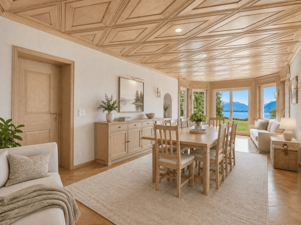 CHEXBRES - MAISON DE MAÎTRE AVEC PISCINE, VUE LAC & APPARTEMENT 7