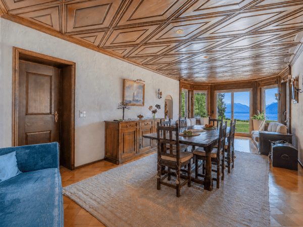 CHEXBRES - MAISON DE MAÎTRE AVEC PISCINE, VUE LAC & APPARTEMENT 6