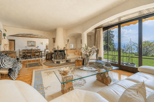 CHEXBRES - MAISON DE MAÎTRE AVEC PISCINE, VUE LAC & APPARTEMENT 4