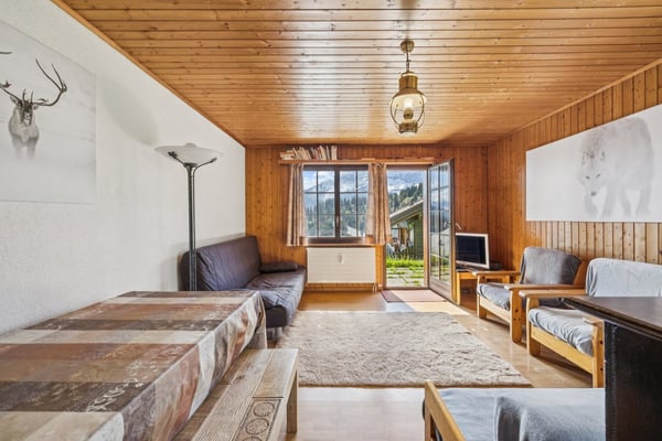 Charmant appartement de 2 pièces avec terrasse et vue sur les montagnes 5