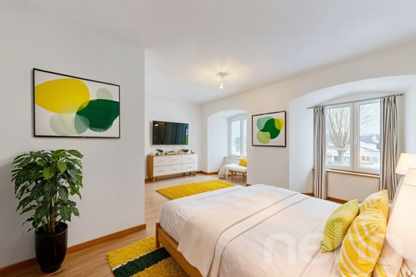 Superbe appartement de 3.5p orienté sud-ouest dans bâtiment historique 5