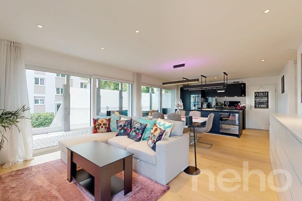 Appartement 1.5 pièces lumineux avec terrasse et jardin privé 1