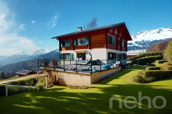 Superbe 1.5 pièces niché dans un chalet de deux appartements 4