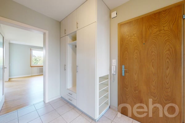 Modern renovierte 1.5-Zimmer-Wohnung mit Weitblick ins Grüne in Basel 9