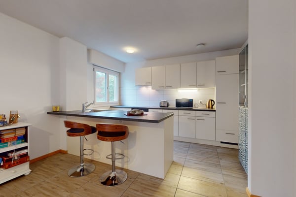 Appartement de 1.5 pces rénové avec balcon et vue ! 1