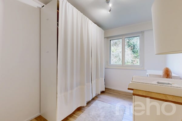 Superbe 1.5 pièces entièrement rénové avec vue lac, parking et cave 9