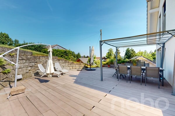 Modernes Einfamilienhaus mit Sauna, Garten und Weitsicht 1