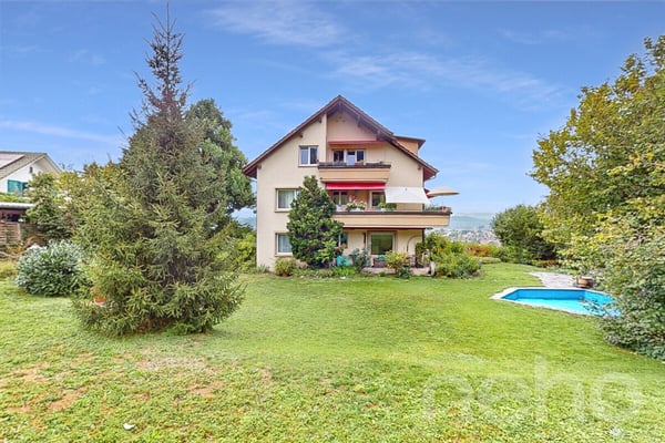 Attraktives Mehrfamilienhaus auf grossem Grundstück mit Weitsicht 3