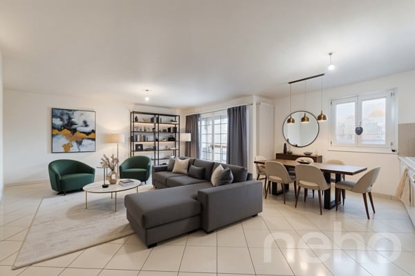 Charmant 1.5 pièces lumineux avec jardin et vue dégagée 1