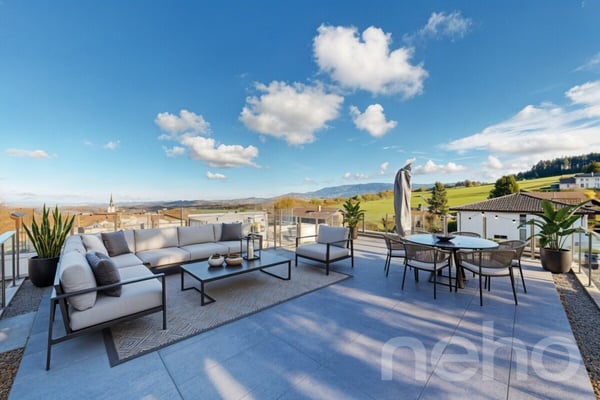 Élégant 1,5 pièces, lumière et vue époustouflante 1